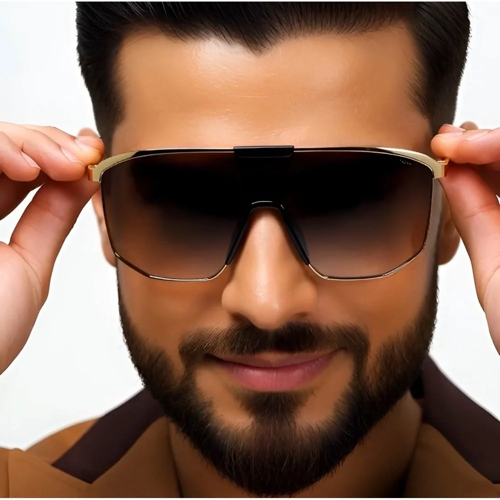Oversized Sunglasses Men Women Large Sporty‎ Glasses Designers Sunnies UV400 New